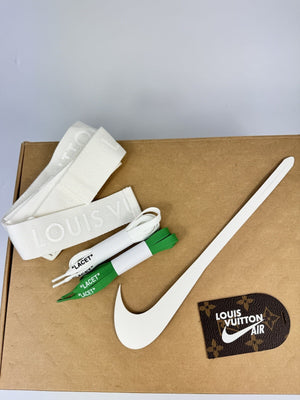 Louis Vuitton x Air Force 1 Green Trainers by Virgil، الصورة 13