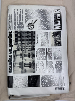 Louis Vuitton x Virgil Abloh Tourist VS Purist 2021 Newspaper Clutch Bag, photo 4