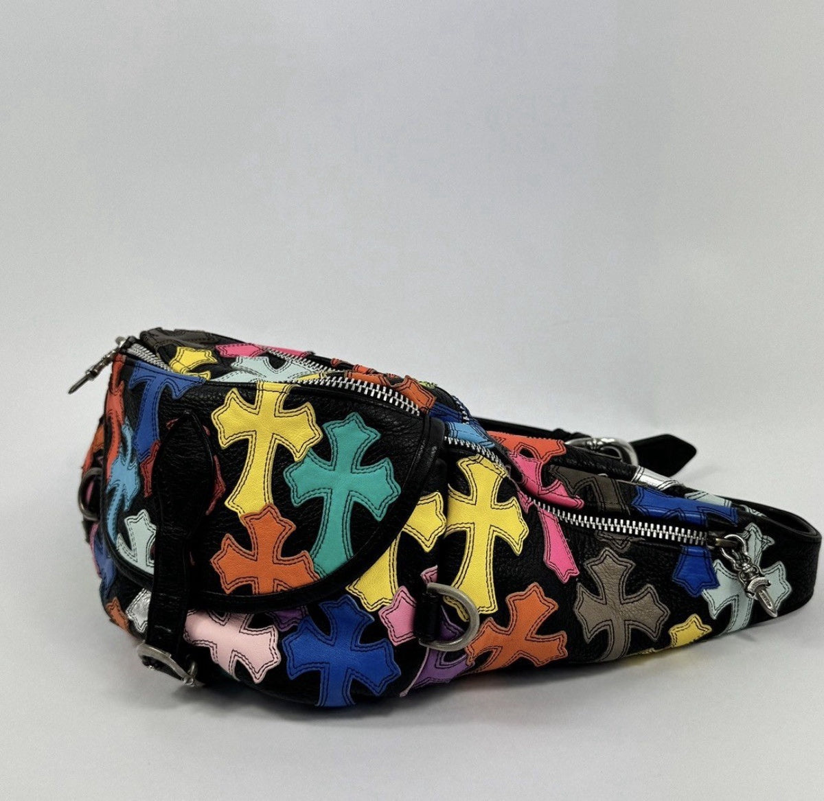 Chrome Hearts Flooded Multicolour Cross Snat Medium Bag, photo 3