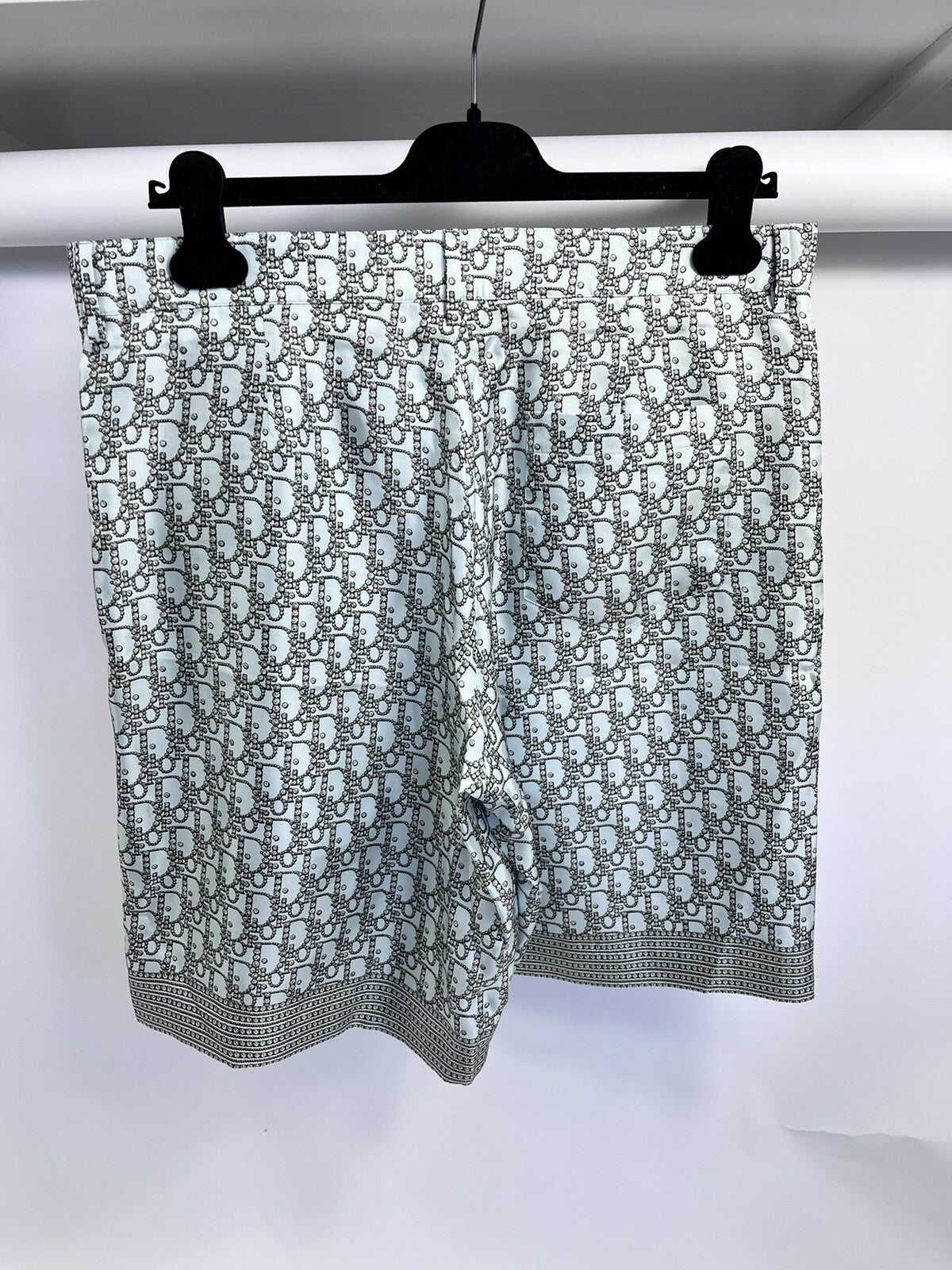 Dior Silk Diamonds Oblique Print Bermuda Shorts, photo 2