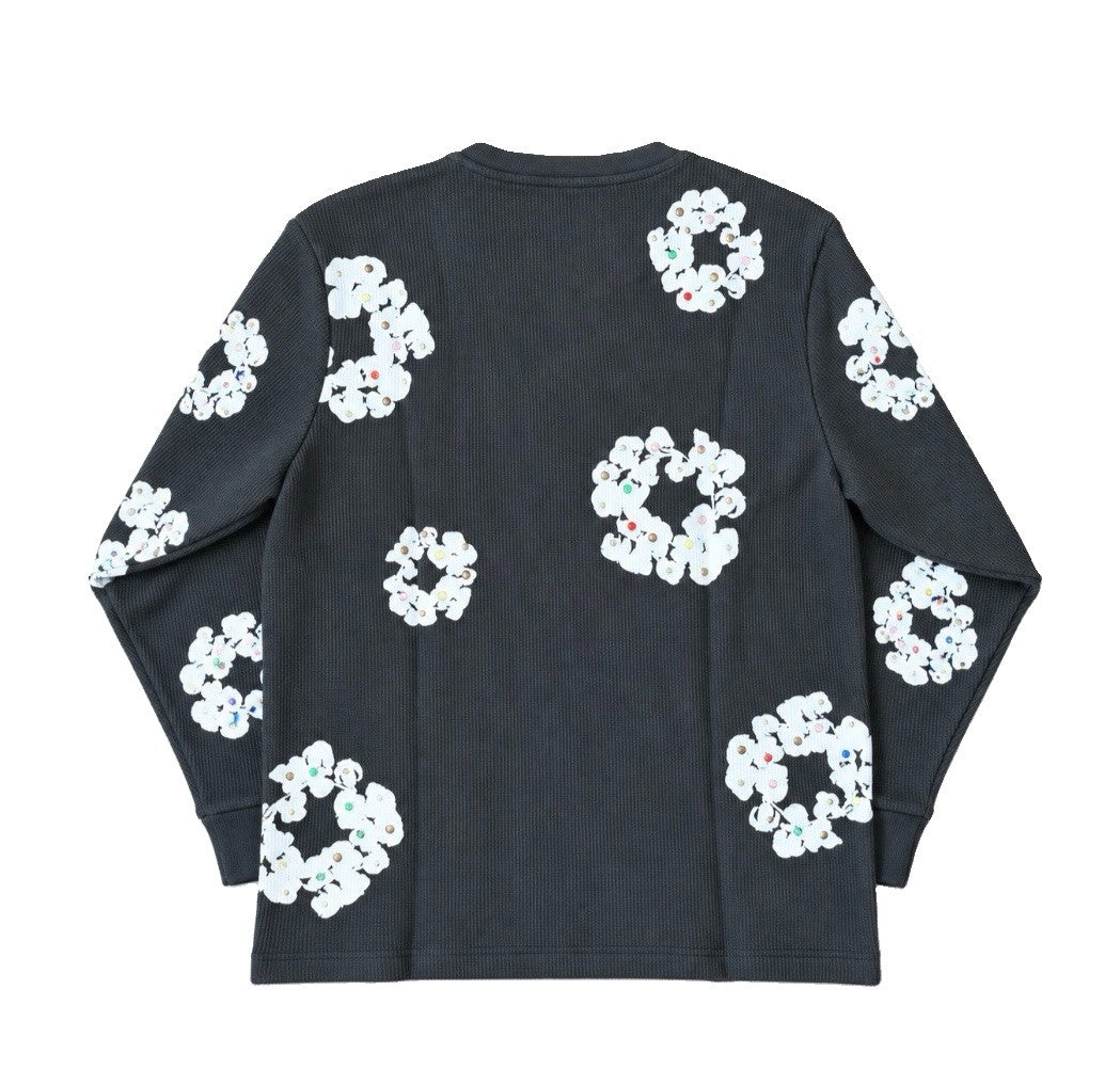 Denim Tears Crystal Detailed Logo T-Shirt, photo 2