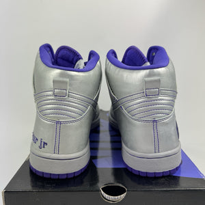 Nike Dunk High 2007 Dinosaur Dr. Silver Premium Sneakers، الصورة 7