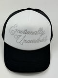 Emotionally Unavailable Crystal Trucker Cap، الصورة 4