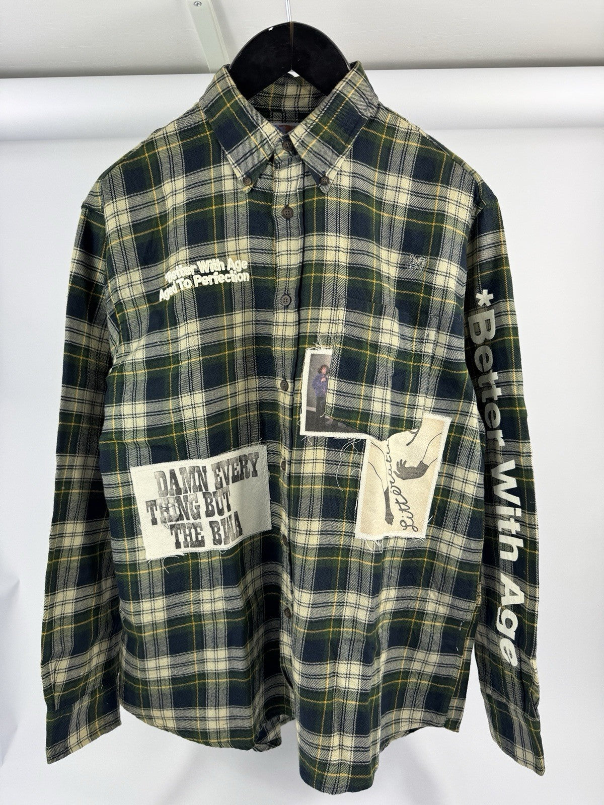 Better With Age Muir Repair Flannel Oversized Shirt, photo 6