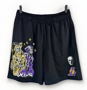 Warren Lotas Laker Reaper Mesh Shorts، الصورة 1