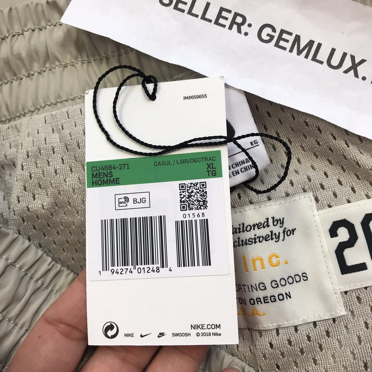 Nike Fear of God NRG Slim-fit Logo Appliqued Nylon Sweatpants, photo 4