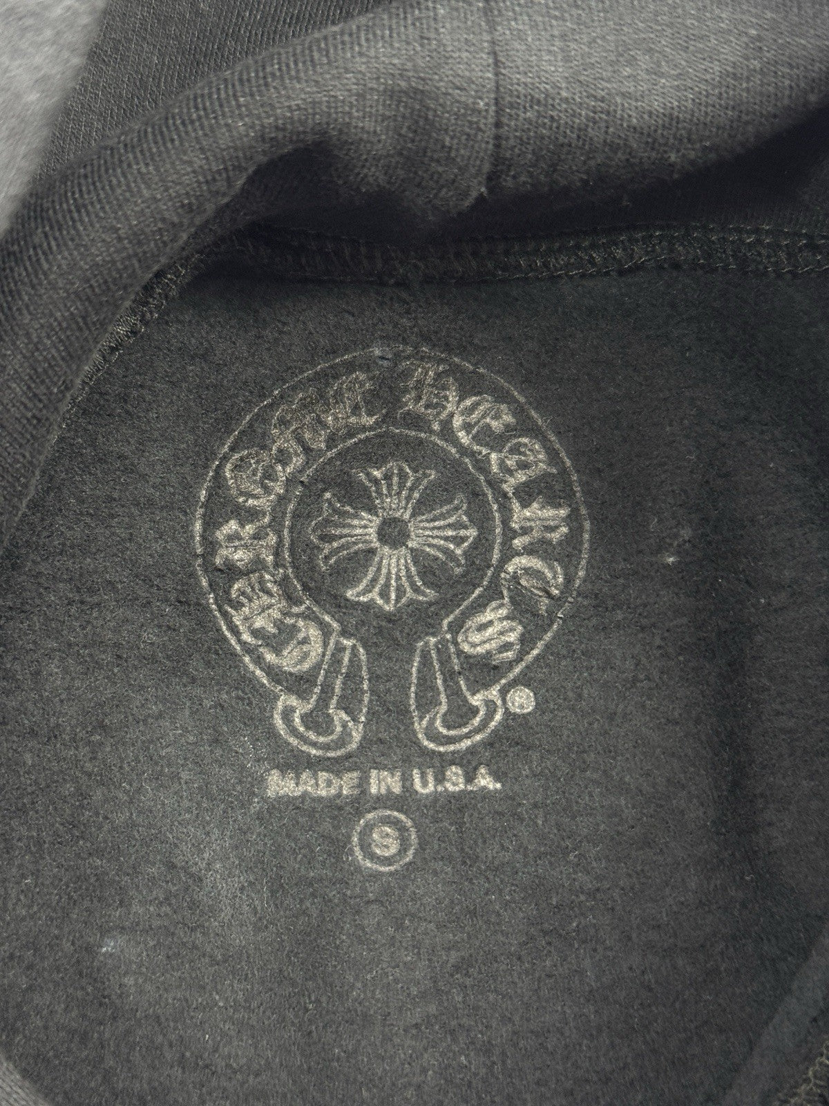 Chrome Hearts Cannes Exclusive Black Logo Print Hoodie, photo 12