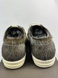 Rick Owens Vintage Suede Trimmed Calf Hair Trainers, photo 3