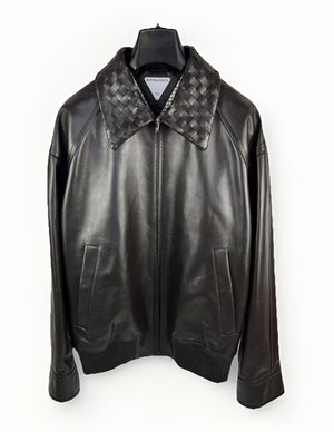 Bottega Veneta Soft Nappa Brown Blouson Jacket（写真1）