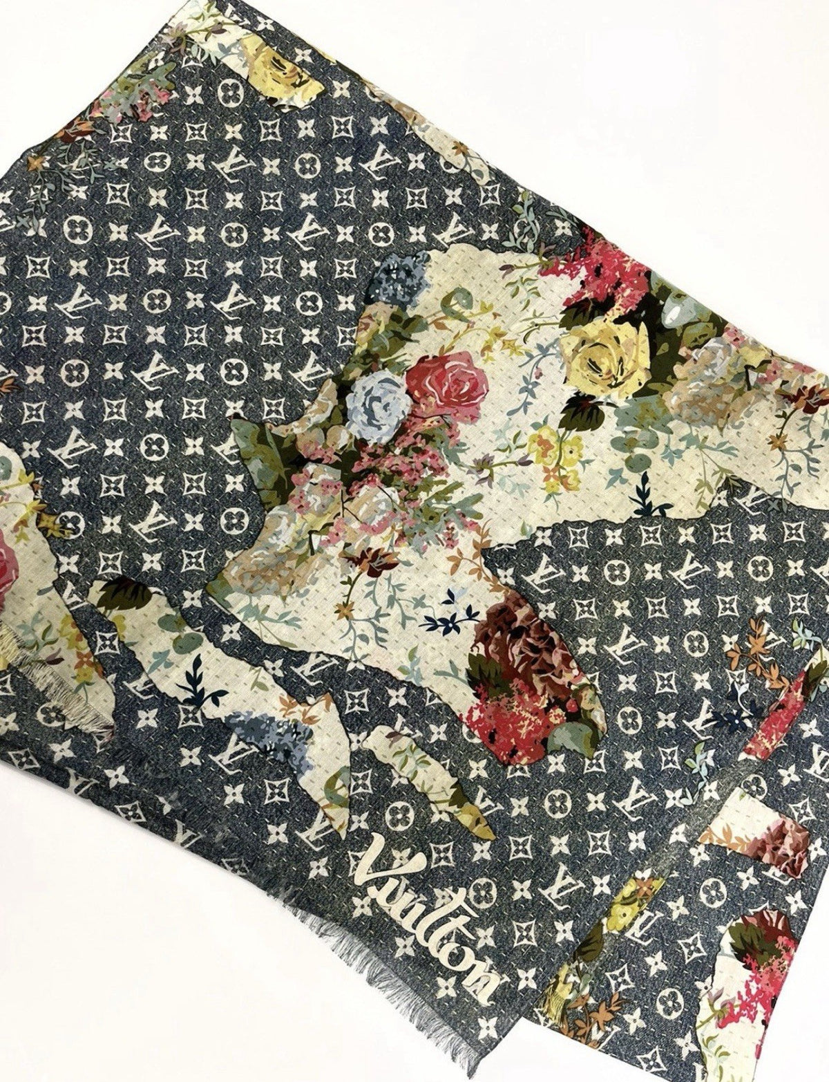 Louis Vuitton x Virgil Abloh Floral Tapestry 2021 Scarf, photo 4