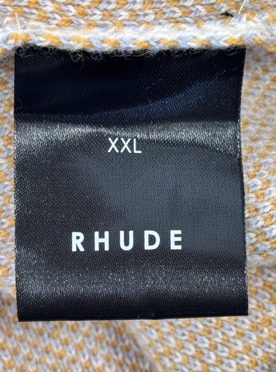 Rhude Logo Print Polo Jumper, photo 6