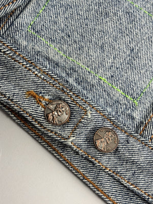 Better With Age Brogue Reconstructed Reversible Trucker Jacket، الصورة 8