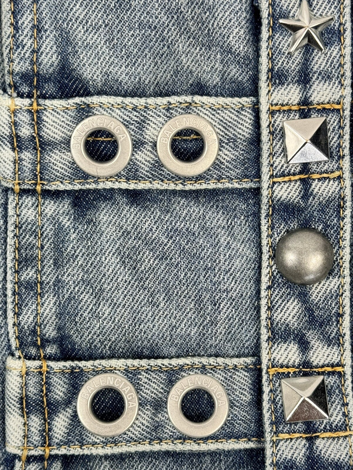 Balenciaga 2 in 1 Raver Japan Denim Jeans / Shorts, photo 9