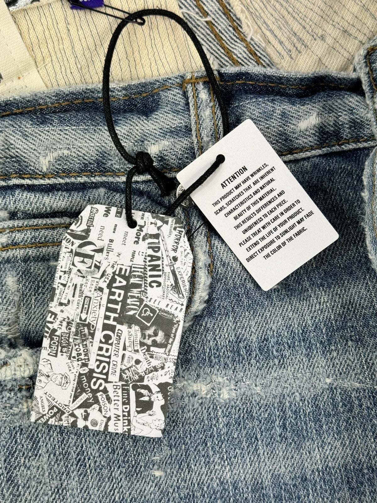 Gallery Dept Logo Print Distressed Jeans, photo 10