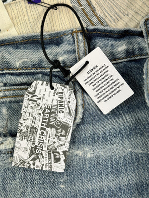 Gallery Dept Logo Print Distressed Jeans（写真10）
