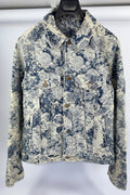 Louis Vuitton x Virgil Abloh 2022 Floral Distressed Denim Jacket، الصورة 3