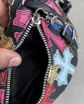 Chrome Hearts Multicolour Cross Patch Snat Medium Waist Bag, photo 14