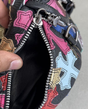 Chrome Hearts Multicolour Cross Patch Snat Medium Waist Bag, photo 14