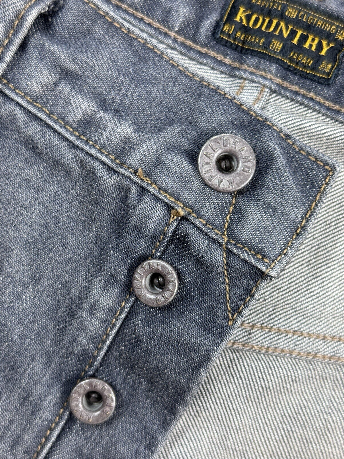 Kapital Slim Fit Embroidered Denim Jeans, photo 11