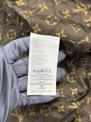 Louis Vuitton Glitter Monogram Bomber Jacket FW22/23, photo 9