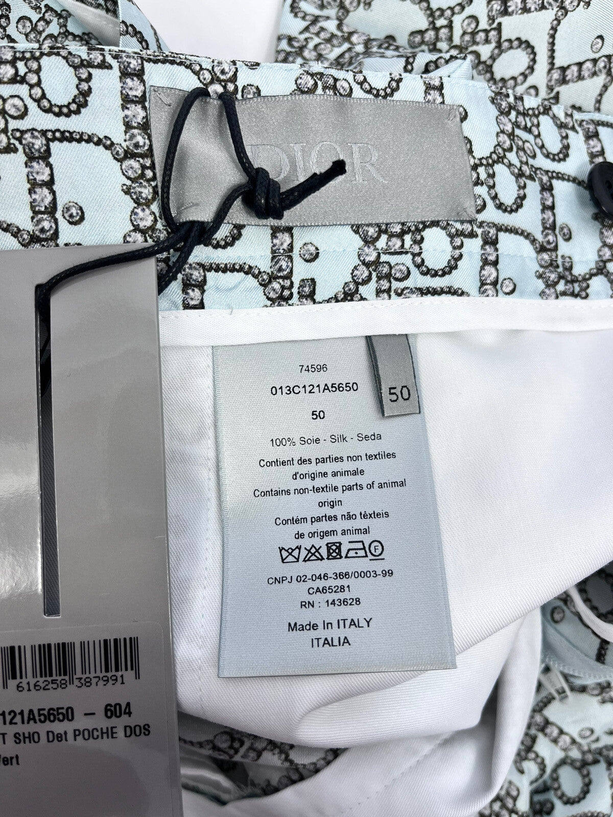 Dior Silk Diamonds Oblique Print Bermuda Shorts, photo 6
