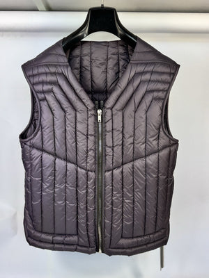 Rick Owens Padded Cargo Eggplant Vest، الصورة 3