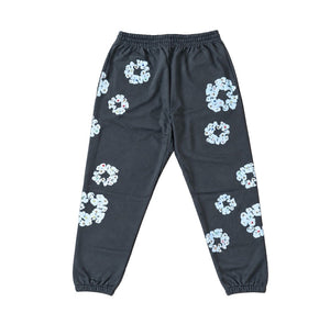 Denim Tears Rhinestone Cotton Wreath Sweatpants, photo 2