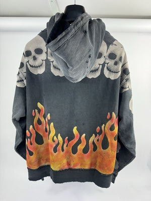 Satoshi Nakamoto Lots Boys Printed Distressed Zip-Up Hoodie، الصورة 5