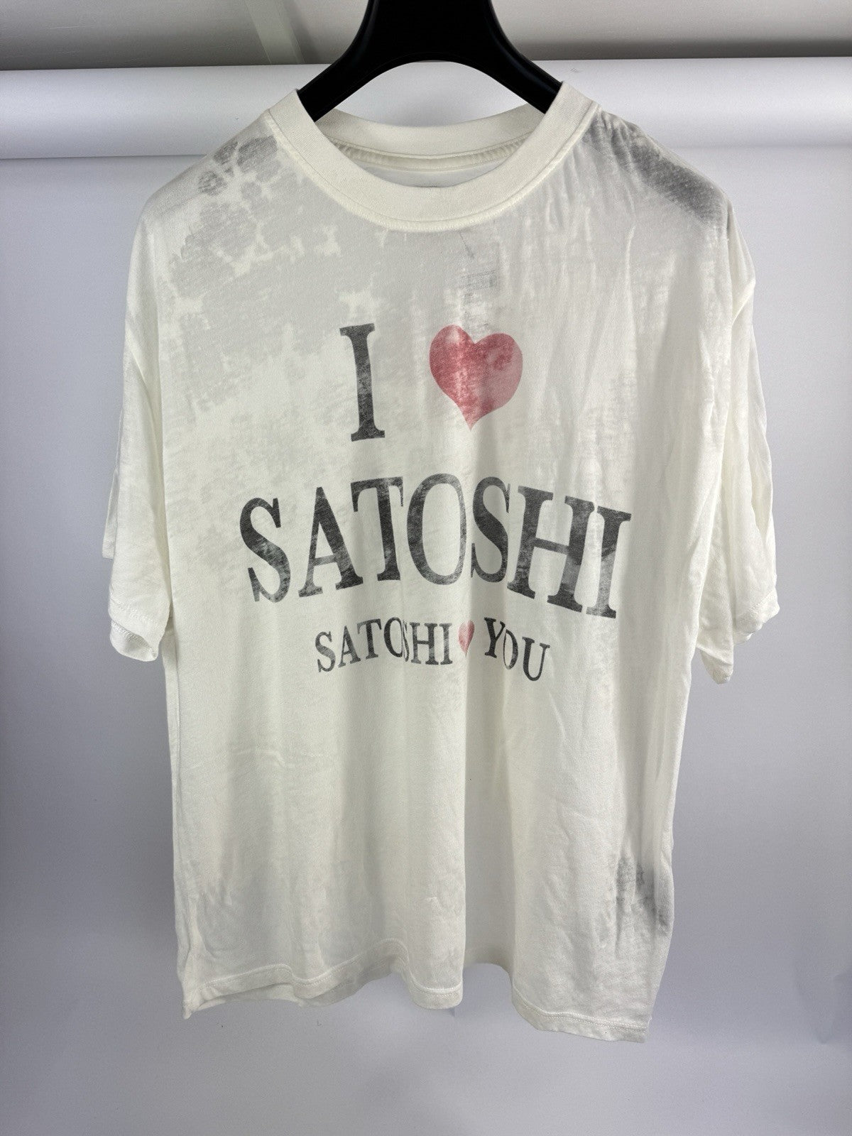 Satoshi Nakamoto I Love Satoshi Print T-Shirt, photo 2