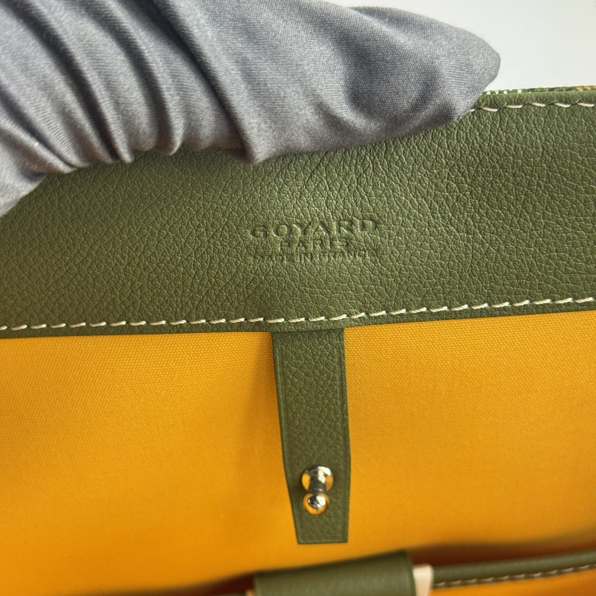 Goyard Khaki Voltaire Tote Bag Limited Edition, photo 8