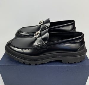 Dior CD Polished Calfskin Loafers، الصورة 3