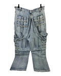 Balenciaga 2 in 1 Raver Japan Denim Jeans / Shorts, photo 5