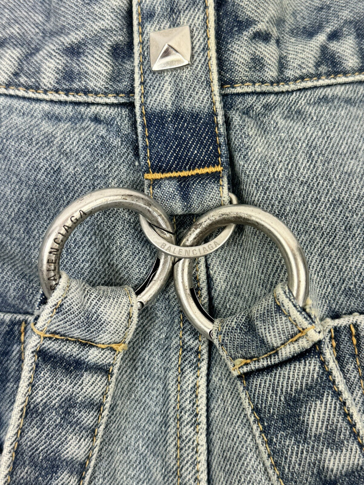 Balenciaga 2 in 1 Raver Japan Denim Jeans / Shorts, photo 8