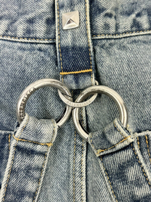 Balenciaga 2 in 1 Raver Japan Denim Jeans / Shorts, photo 8