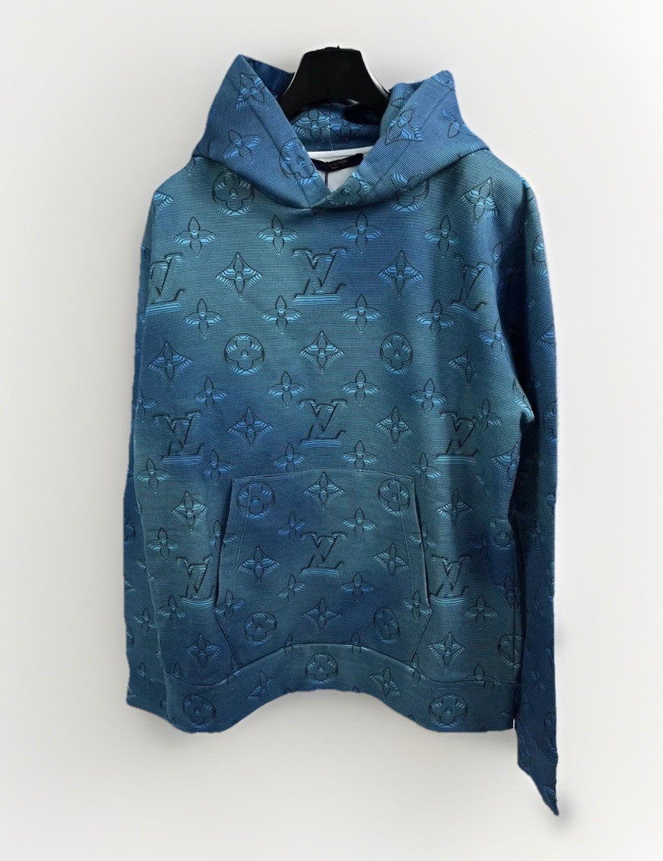 Louis Vuitton x Virgil Abloh Illusion 2054 Blue Hoodie, photo 4