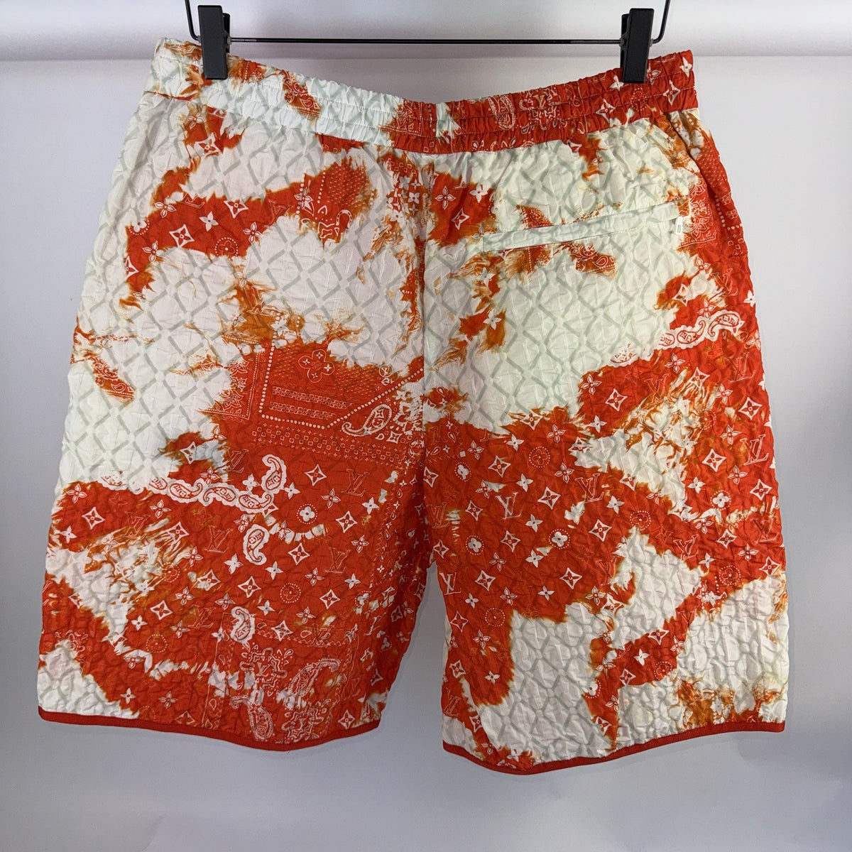 Louis Vuitton x Virgil Abloh FW22 Monogram Bandana Quilted Tracksuit Shorts:, photo 4