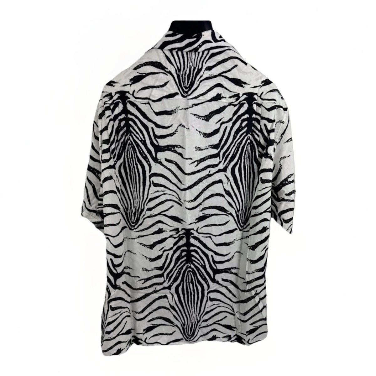 Celine Loose Hawaiian Shirt In Viscose With Zebra Print, photo 1