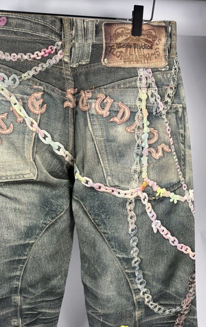 Acne Studios Loose Fit 1981F Mid Blue Jeans（写真9）