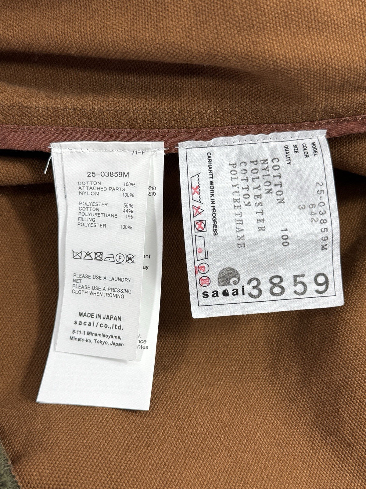 Sacai x Carhartt Oversized Denim Work Jacket, photo 8