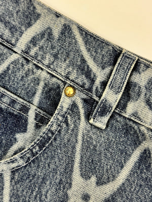 Louis Vuitton Monogram Print Denim Shorts, photo 6