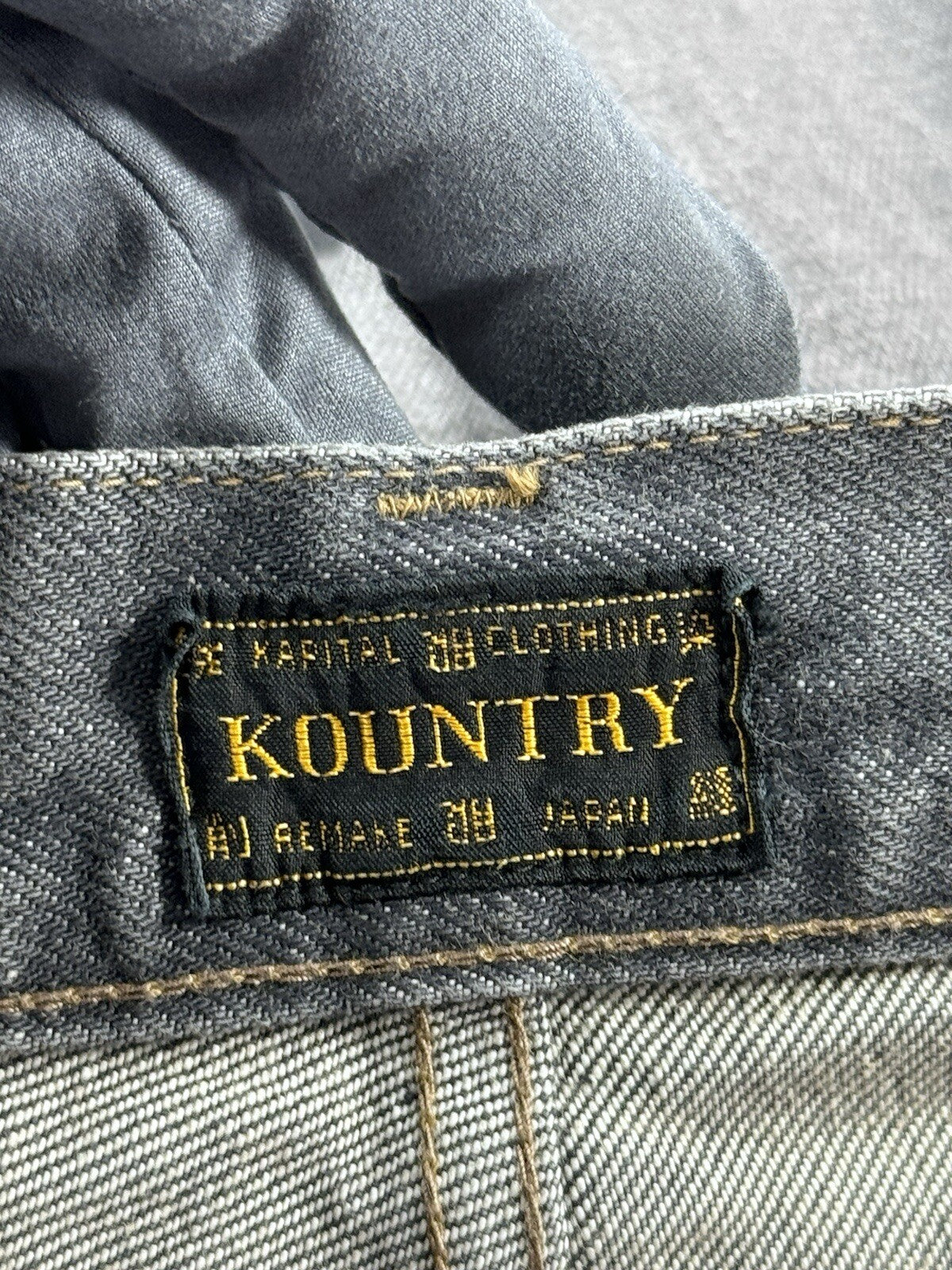 Kapital Slim Fit Embroidered Denim Jeans, photo 5