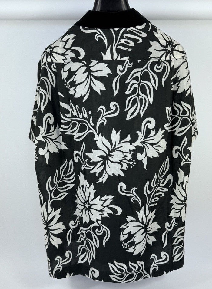 Sacai Velvet Collar Floral Print Shirt, photo 3