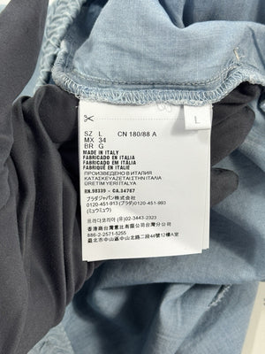 Prada Cotton Shirt And Short Set، الصورة 21