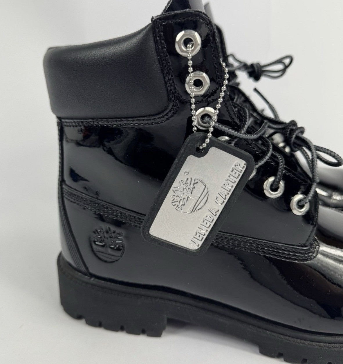 Timberland x Veneda Carter Patent Black Boots, photo 3