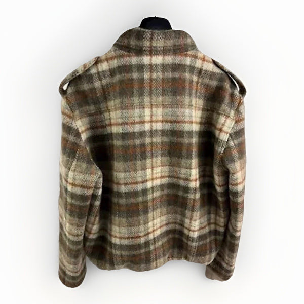 Celine x Hedi Slimate Logo Embroidered Checked Wool Jacket, photo 2