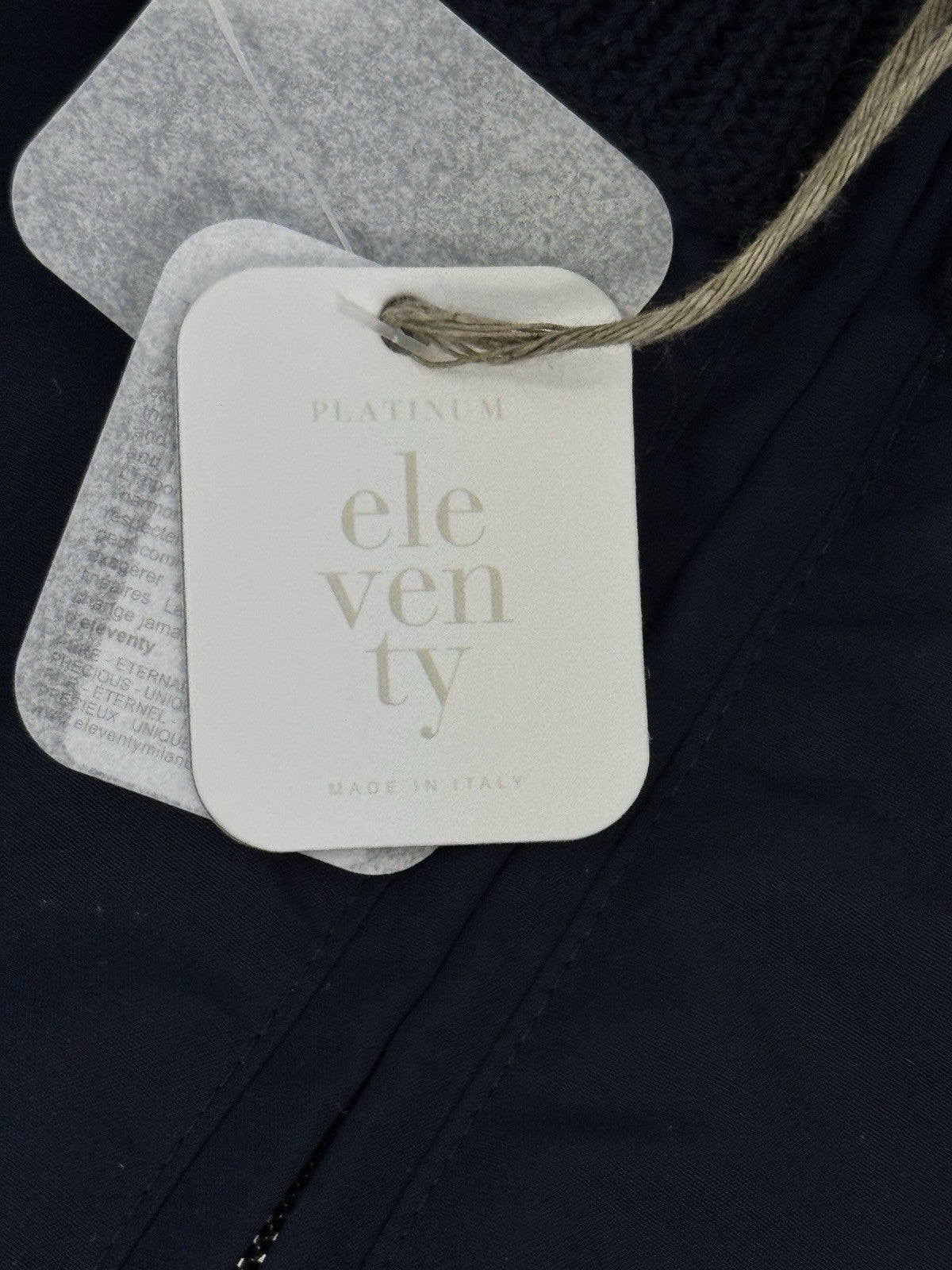 Eleventy Knitted Sleeve Wool Blend Jacket, photo 5