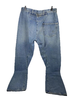 Maison Margiela Panelled Straight Leg Baggy Jeans، الصورة 2