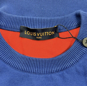 Louis Vuitton Monogram Electric Blue Gradient Crewneck Sweater، الصورة 7
