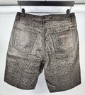 Supreme Baggy Lizard Print Leather Shorts، الصورة 3