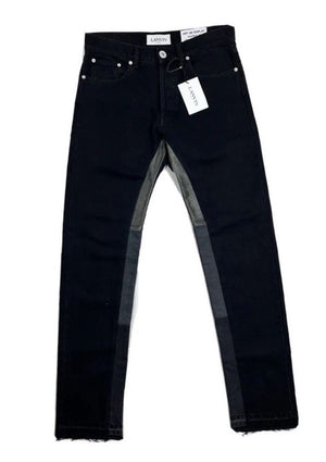 Gallery Dept x Lanvin Black Pantalon Jeans، الصورة 1